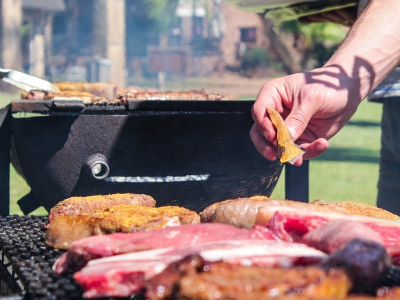Barbecue met vlees